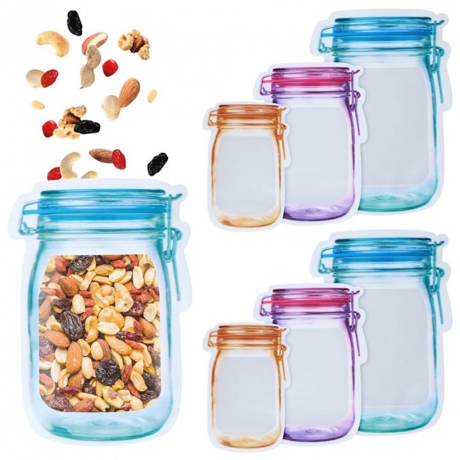 Woreczki strunowe do żywności 6 szt.