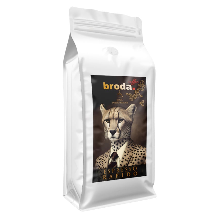 Kawa świeżo palona • broda. coffee • Espresso Rapido 100% Arabica • 500g