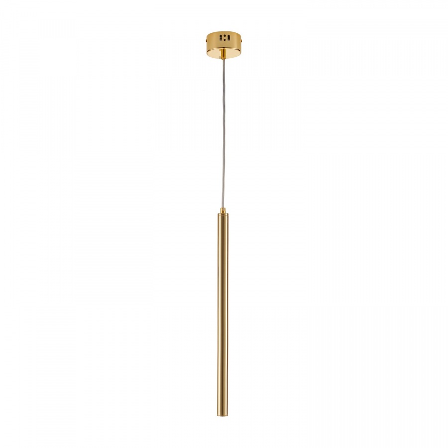 Lampa wisząca slim złota 45 cm