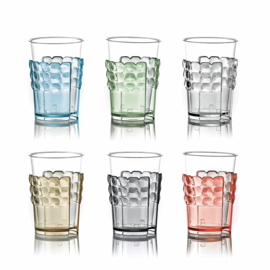 Uchwyty na kubki jednorazowe, 6 szt, kolorowe