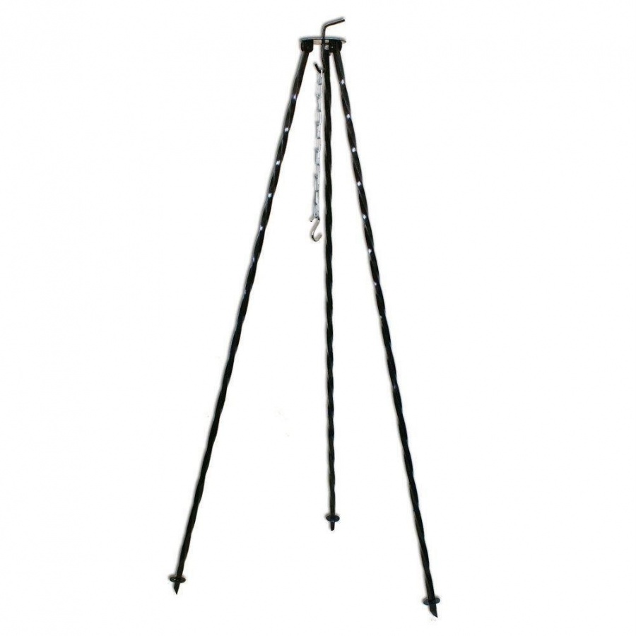 Trójnóg żelazny, stojak na kociołek, grill, wiszący