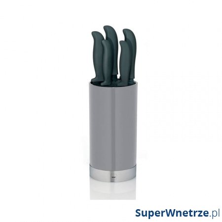 Zestaw 5 noży w bloku Kela Acida szary
