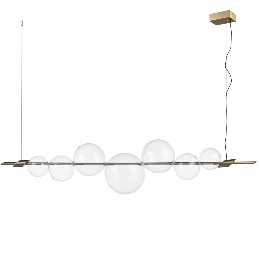 Lampa wisząca amore led złota 153 cm