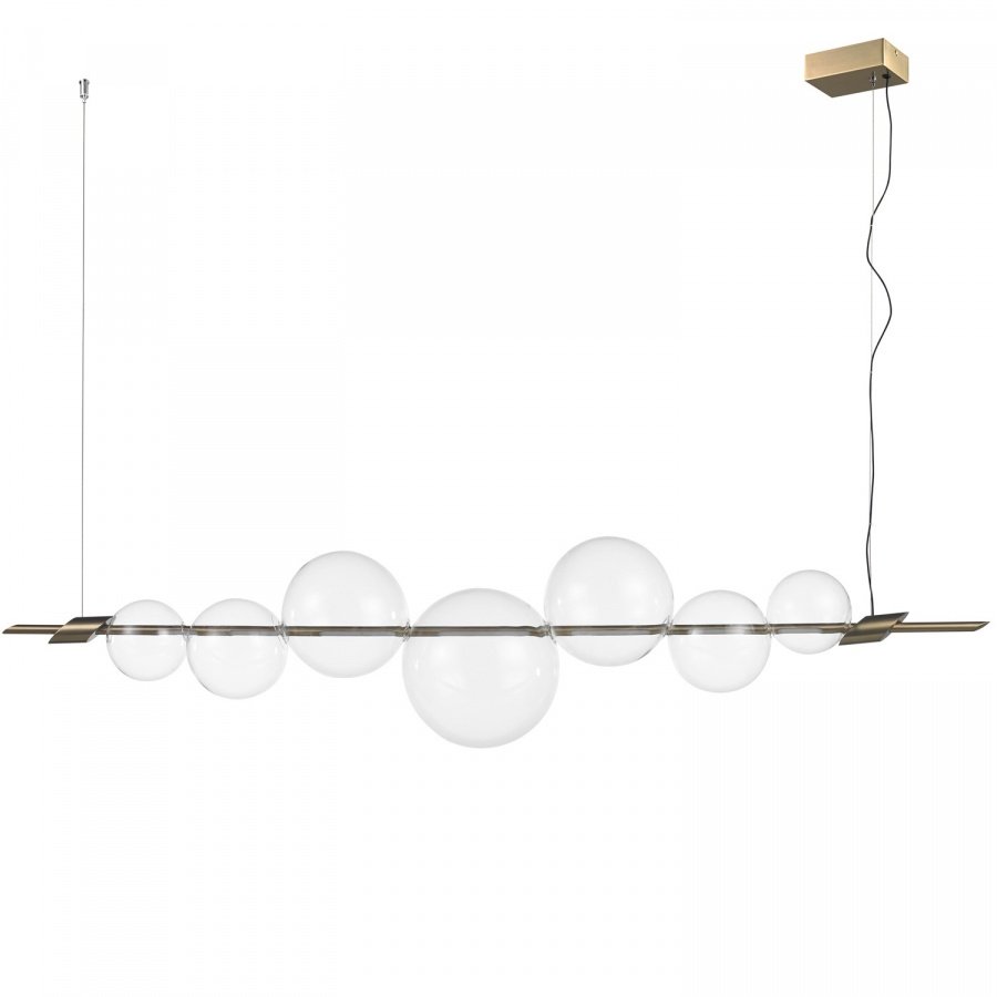 Lampa wisząca amore led złota 153 cm