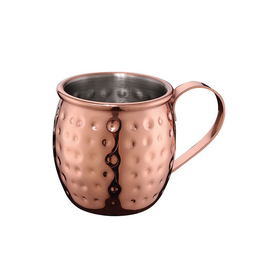 kieliszek do shotów Moscow Mule, 60 ml, stal nierdzewna/miedź, młotkowany