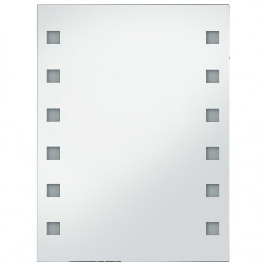 Ścienne lustro łazienkowe z LED 60 x 80 cm