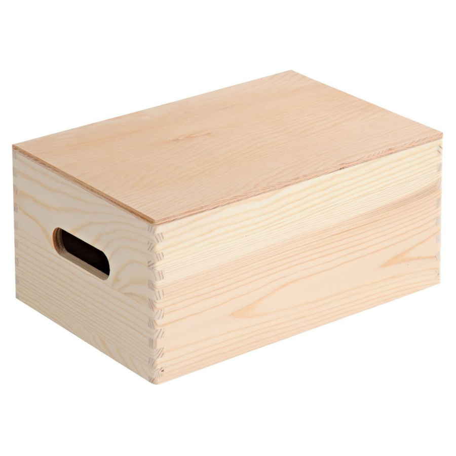 Kesper skrzynka uniwersalna z pokrywą sosna fsc 29x19x13,5 cm