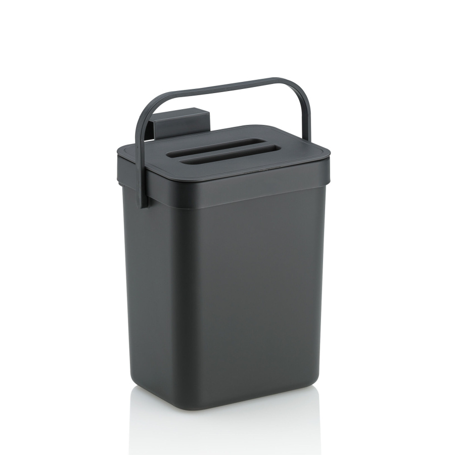 Kosz na odpady organiczne, tworzywo sztuczne, 2,3 l, 15,5 x 12 x 20,5 cm