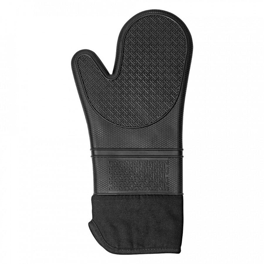 Rękawica silikonowa długa 40x19 cm MOHA Oven & BBQ czarna