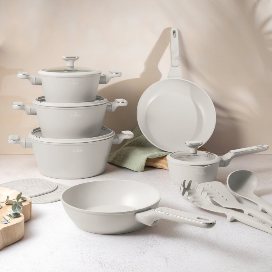 Zestaw Garnków 15 elementów BerlingerHaus BH-8401 Sahara Marble Collection