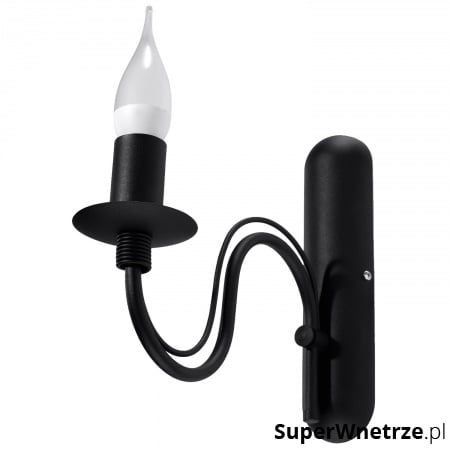 Kinkiet 25x6x25cm Sollux Lighting Minerwa czarny