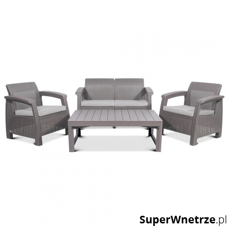 Zestaw Corfu 2-Set LYON : Kolor - cappuccino/piasek