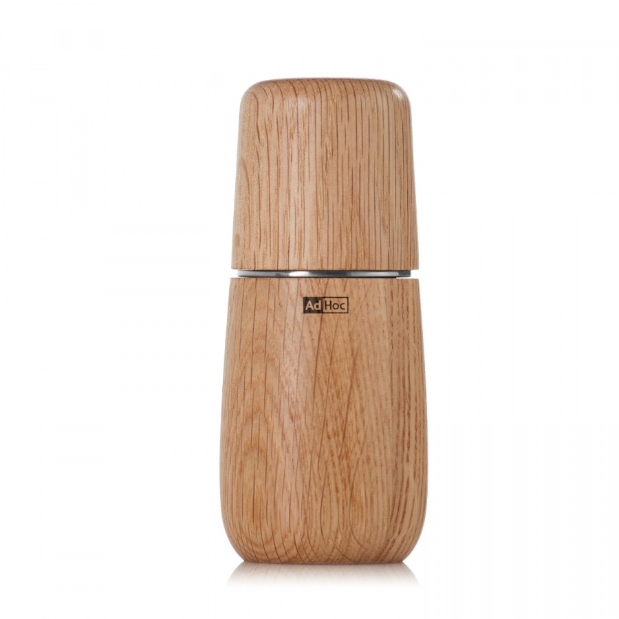 Młynek dębowy do soli lub pieprzu yono xs - jasny