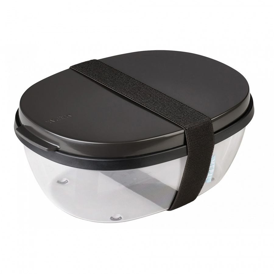 Saladbox ellipse nordic black 107640541100