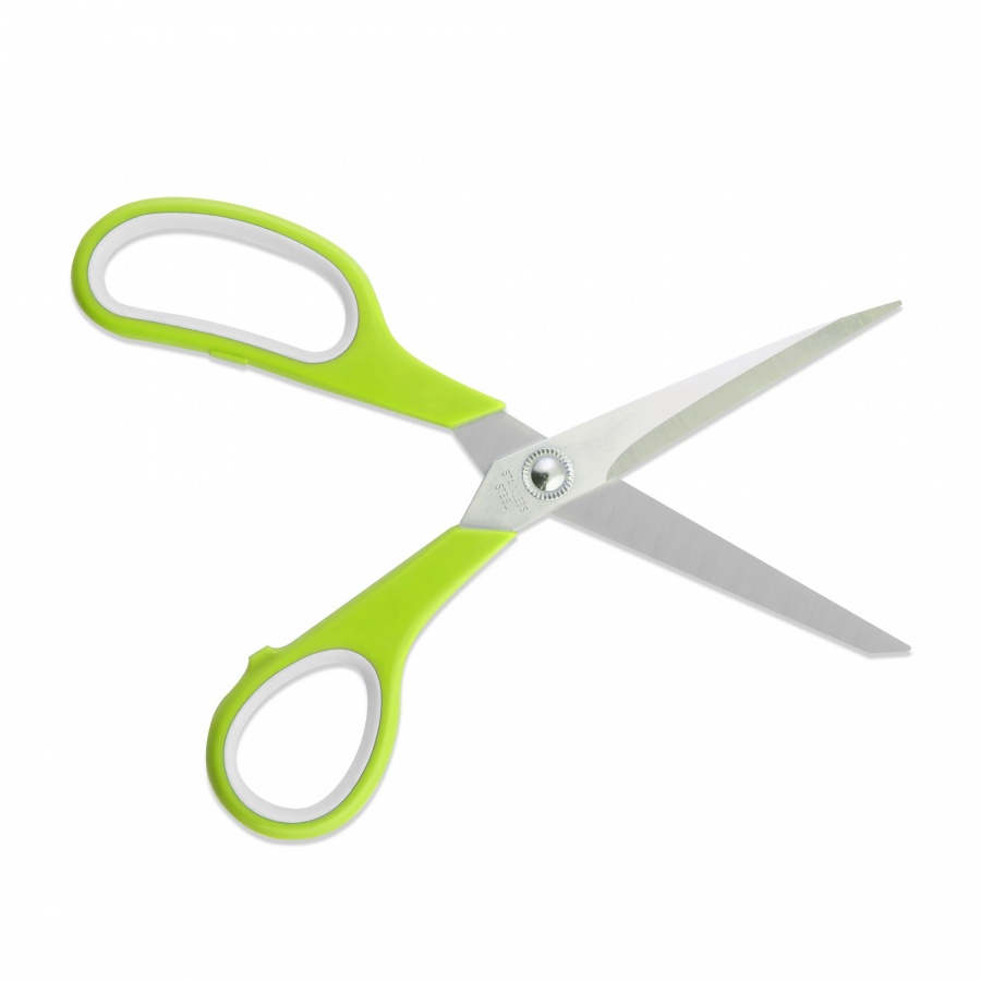 Nożyczki uniwersalne zielone 22 cm 5009 8,5"