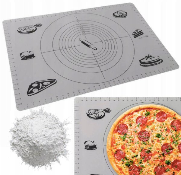 Duża stolnica mata do ciasta kuchenna 65x45 cm ORION