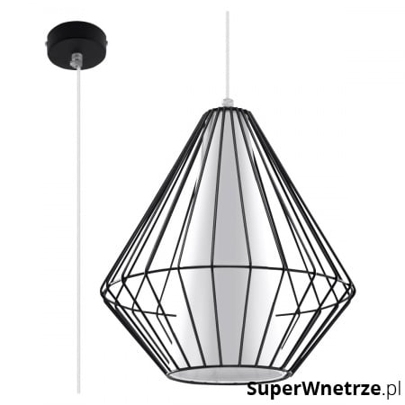 Lampa wisząca Sollux Lighting Demi czarna