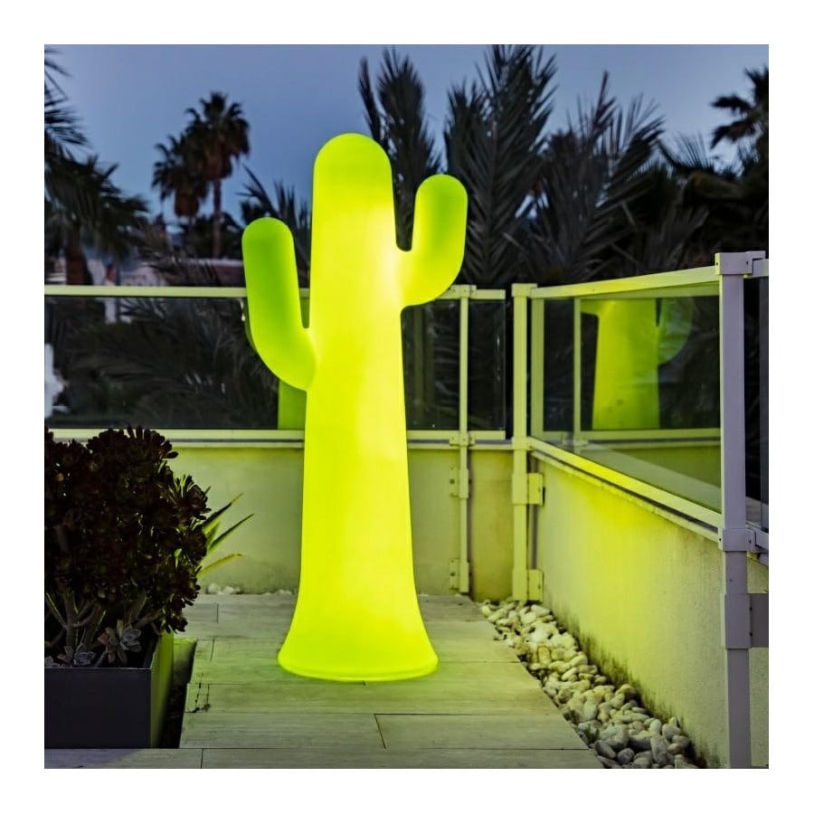 NEW GARDEN lampa ogrodowa PANCHO 140 CABLE limonkowa