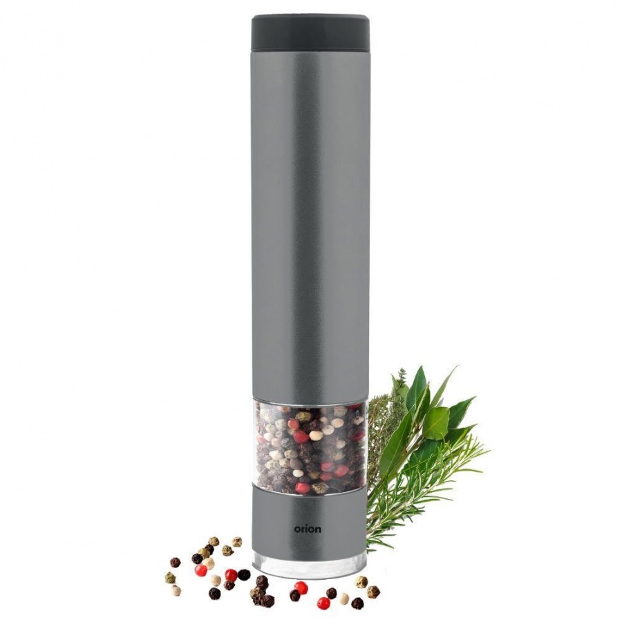 Młynek do mielenia pieprzu soli przypraw elektryczny automatyczny aluminiowy 22,5 cm