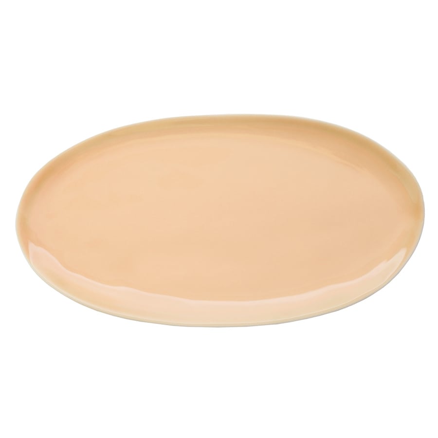 Eter talerz owalny 26,5x14 cm, łososiowy