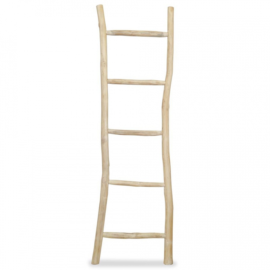 Wieszak-drabinka na ręczniki, 5 szczebli, teczyna, 45 x 150 cm