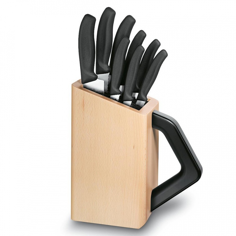 VICTORINOX - Swiss Classic - Blok noży kuchennych 9-elementowy