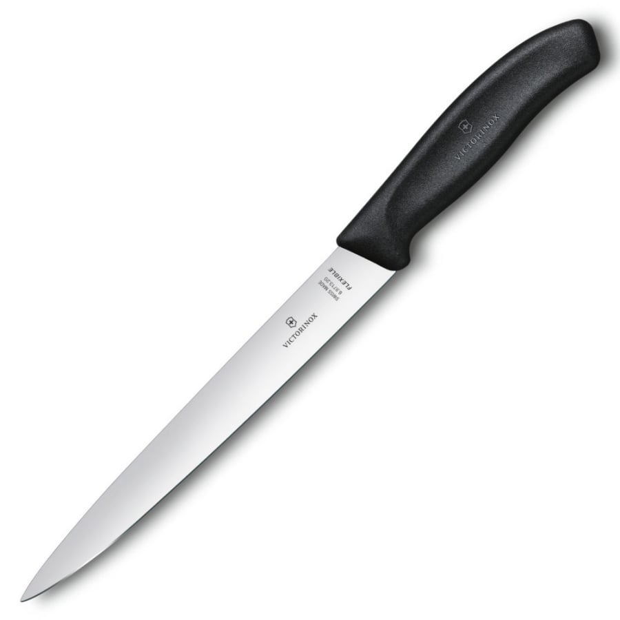 VICTORINOX - Swiss Classic - Nóż do filetowania - 20 cm - Czarny