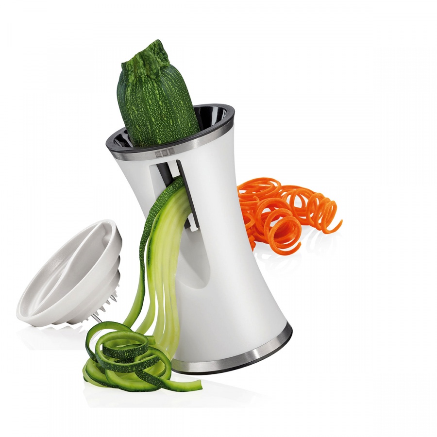 Krajacz dekoracyjny do warzyw 14x8,5 cm Kuchenprofi biały