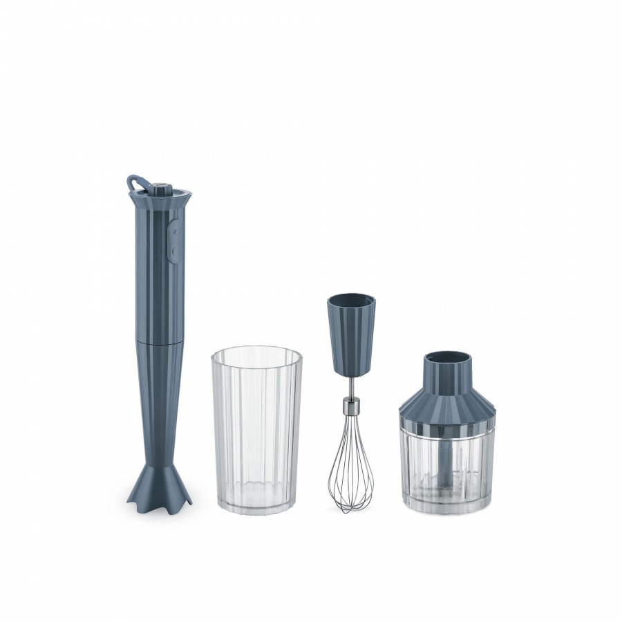 zestaw z blenderem, szary