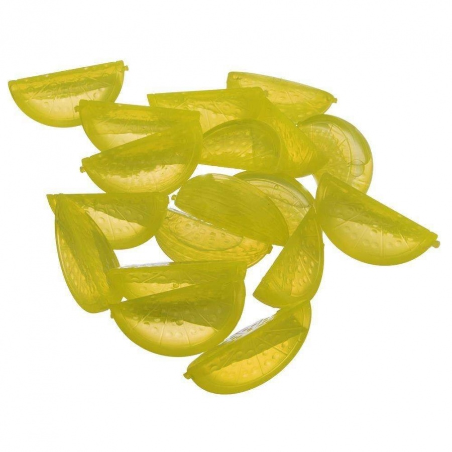 Kostki lodowe, wielorazowe, cytryny, forma na lód, do kostek lodu, zestaw, komplet, 20 sztuk