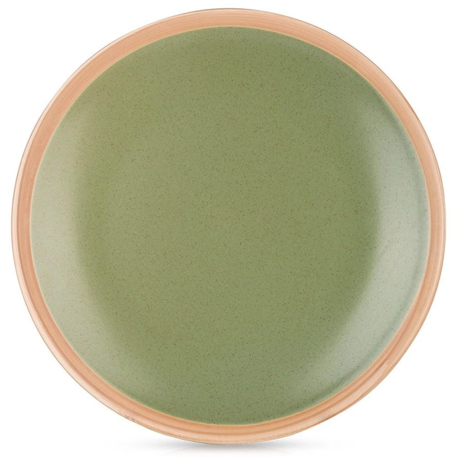 Talerz obiadowy płytki ceramiczny zielony arthena green 27 cm