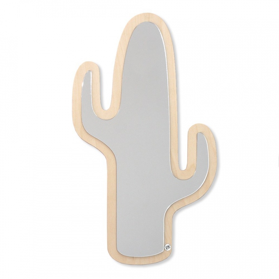 Lustro dekoracyjne 3D KAKTUSIK Dekosign Kids do pokoju dziecięcego