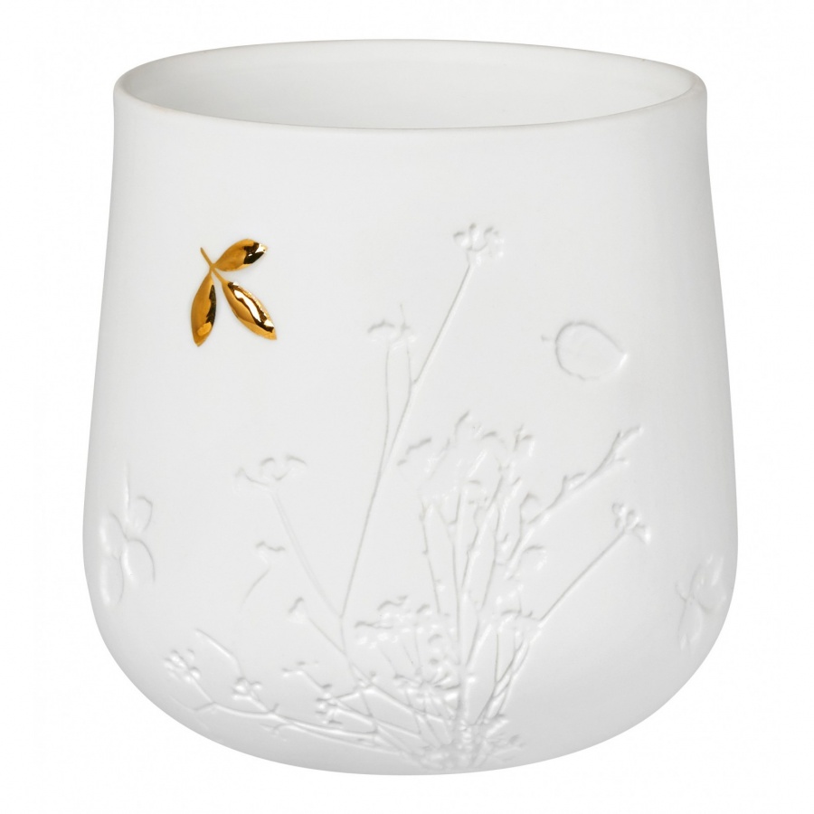 Świecznik Złoty listek
