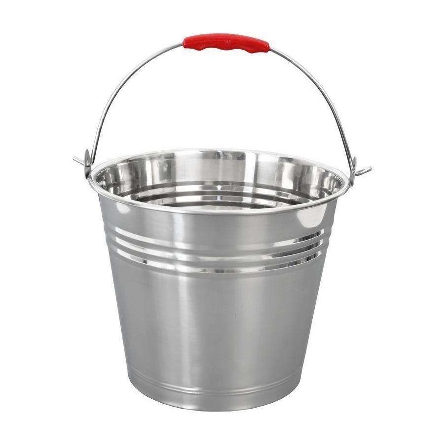 Wiadro stalowe, nierdzewne, do żywności, 12 l