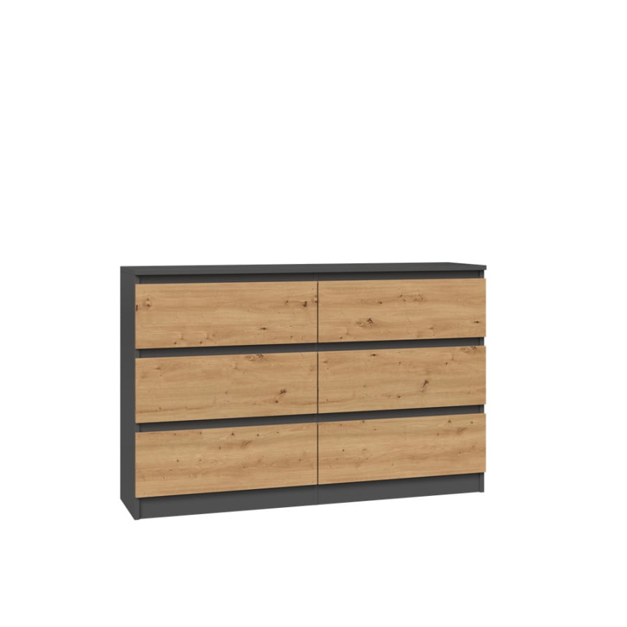 Komoda Malwa M6/120 ANTRACYT ARTISAN