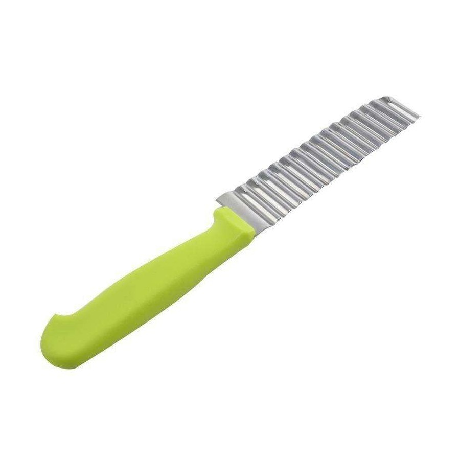 Nóż karbowany falisty, ozdobny, do frytek, warzyw