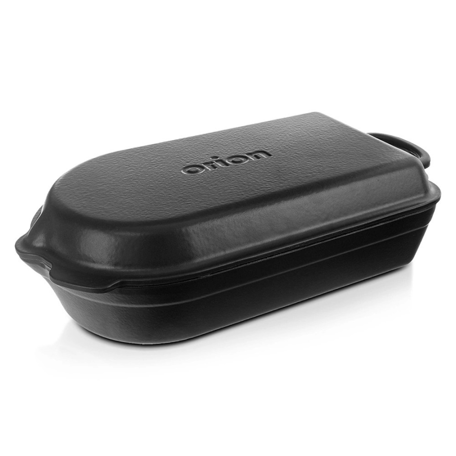 Brytfanna żeliwna emaliowana 2w1 litina 4/2 l 42,5x22,5 cm