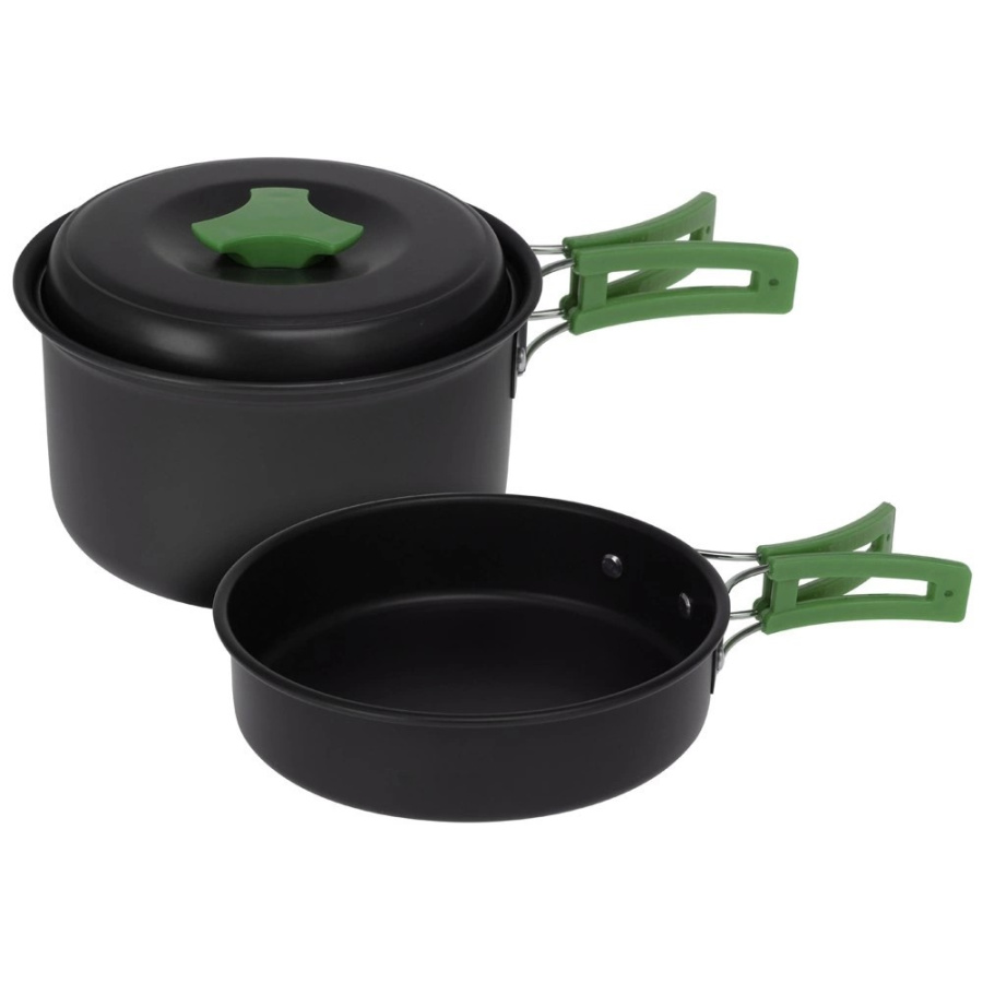 Naczynia turystyczne aluminiowe 500 / 900 ml 2 el.