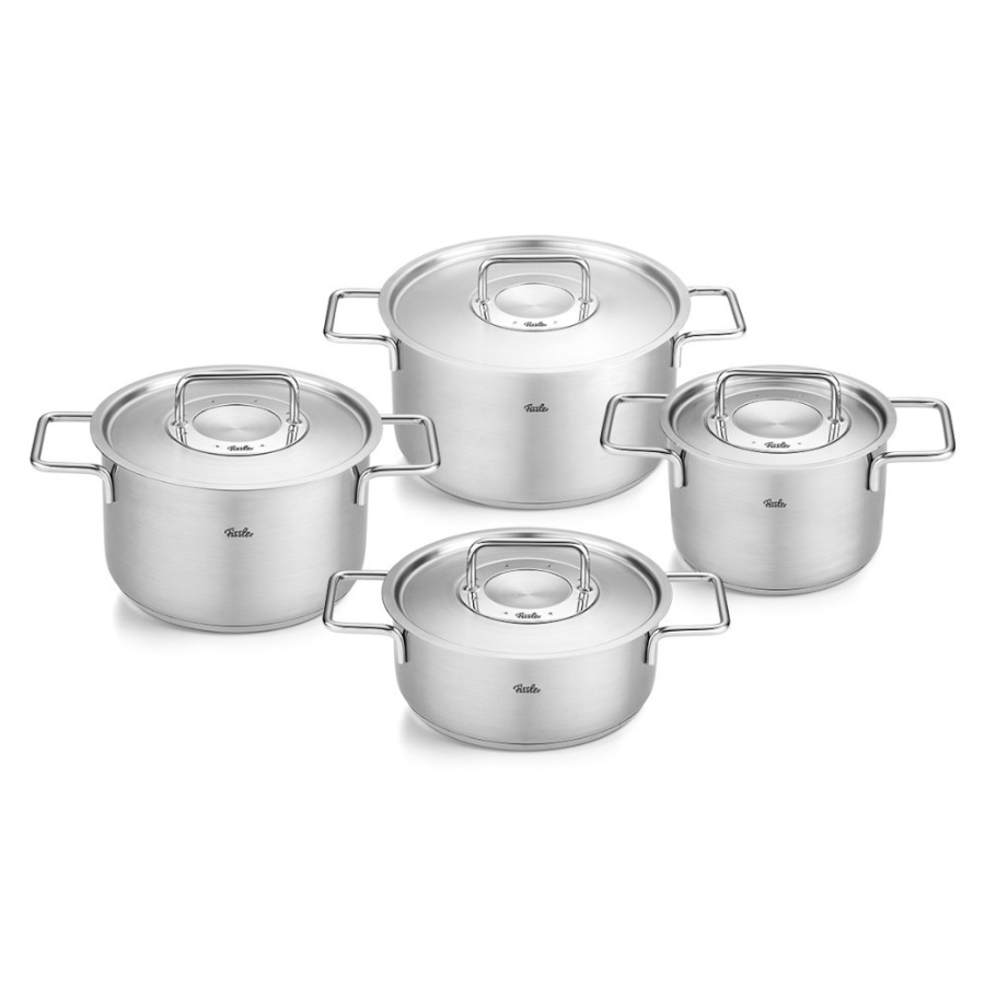 Fissler - pure collection® - zestaw garnków z rondlem - 4 el.
