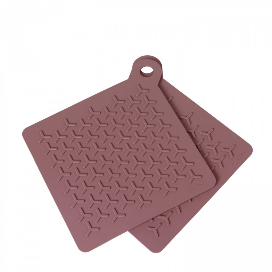 2 podkładki 20x20cm Blomus FLIP bordowe