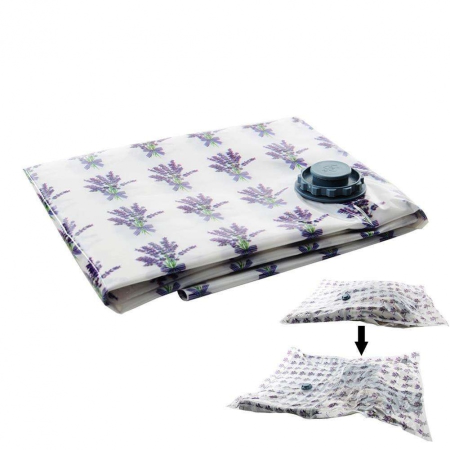 Worek próżniowy na ubrania, pościel, 40x60, lawenda