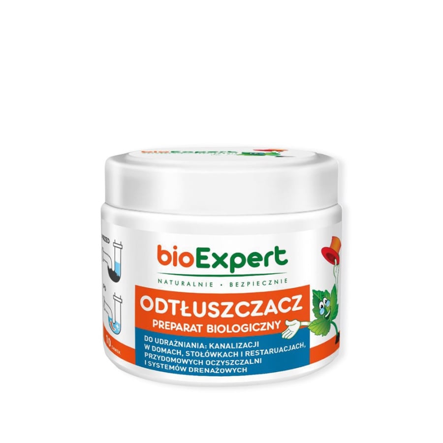 BioExpert, Biologiczny odtłuszczacz w proszku do udrażniania kanalizacji, 250 g