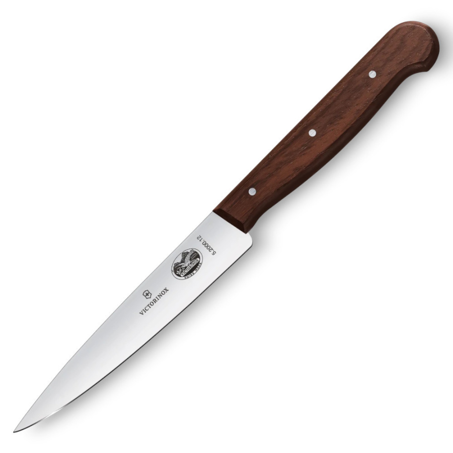 Victorinox - nóż kuchenny - gładkie ostrze - 12 cm - drewno różane