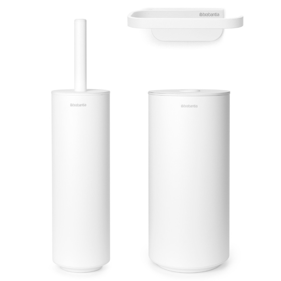 Brabantia 303920 - zestaw akcesoriów toaletowych 3 szt. - mindset - mineral fresh white