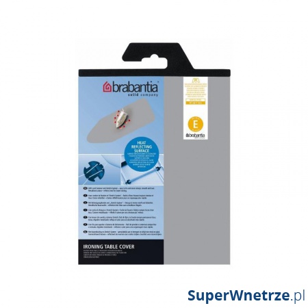Pokrowiec na deskę do prasowania 135x49 cm Brabantia srebrny