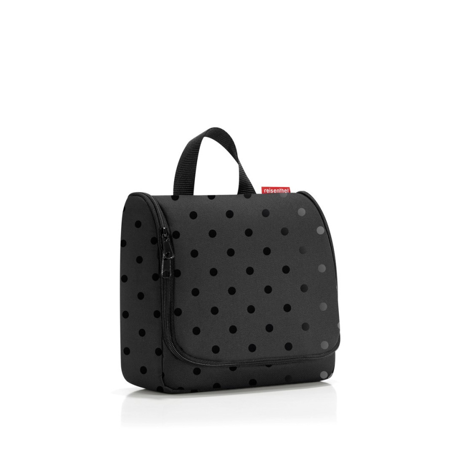 Kosmetyczka toiletbag, glossy dots black