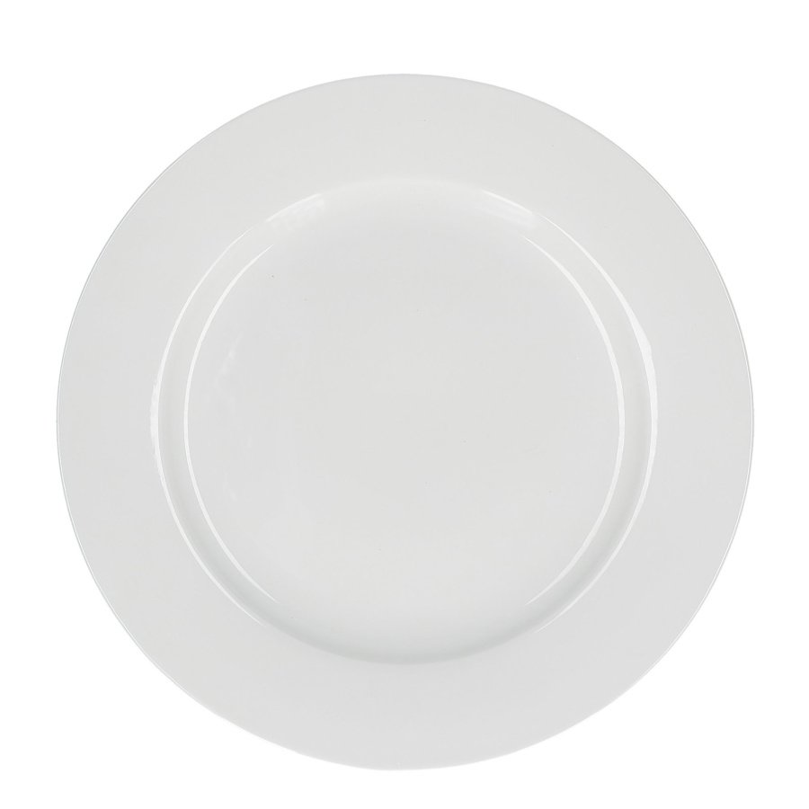 Zestaw 2 pater okrągłych z rantem essenziale - biały, 30 cm