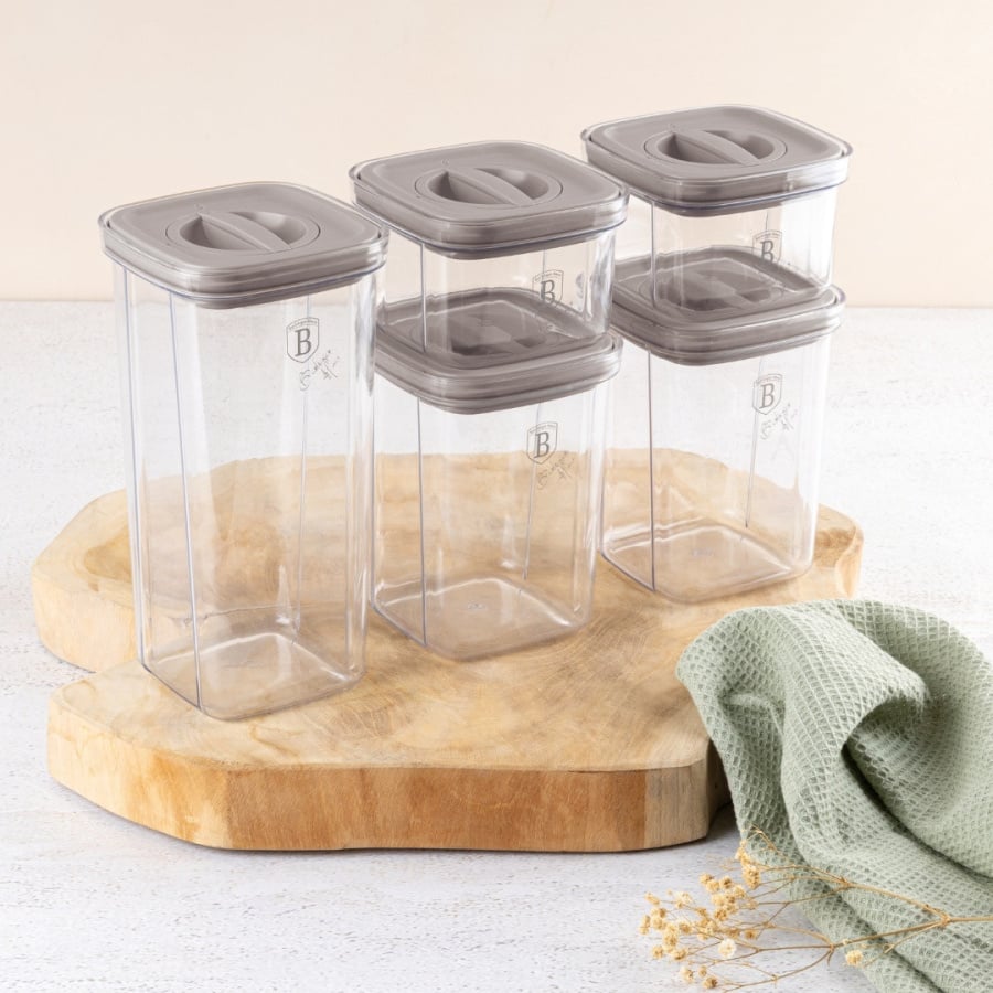 Pojemniki na żywność BerlingerHaus Taupe BH-8576