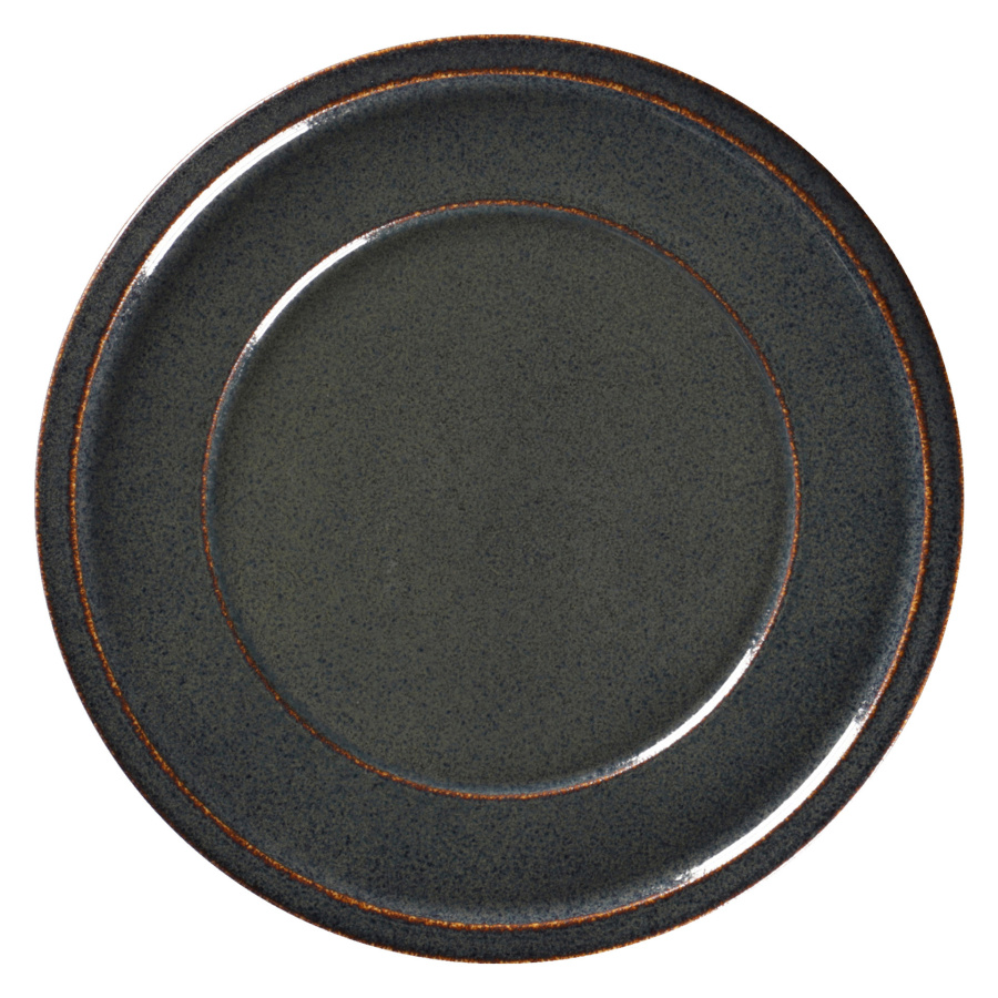 Stone talerz płaski 24 cm wulkaniczny