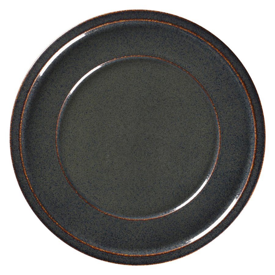 Stone talerz płaski 24 cm wulkaniczny